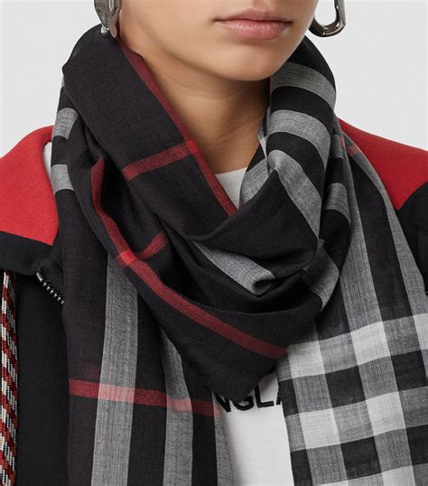 burberry scarf primark|Burberry check wool scarf.